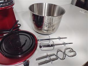 DASH GO STAND MIXER W/W/BOWL AND 4 MIXING STICK DEALS. Like New